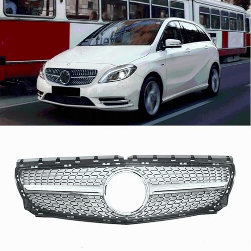 6*0様 ベンツフロントグリル★ Amazon | Konforhom シルバーブラックフロントグリル