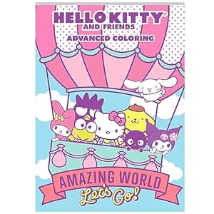 Bendon Hello Kitty and Friends Advanced Coloring Book (Amazing World Let’s Go)