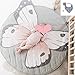 Tapis éveil Jeu Bébé,Morbuy Bébé Couverture Matelas pour tout-petits Tapis de jeu Tapis enfants antidérapante Sleeping Coussin Coussin coton Animaux Moquette Papillon gris rose