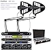 PALPEAL UHF Wireless Active Directional Antenna Distribution System,Wireless Microphone Antenna Amplifier,14 Outputs + 2 Cascade Ports