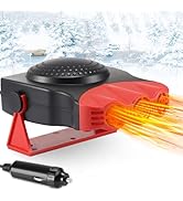 Milukon Car Heater, 12V 150W Automotive Glass Defroster,2 in1 Portable Heater/Cooling Fanused for...