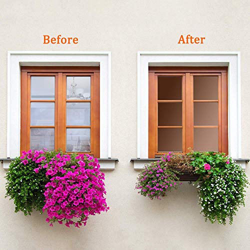 Película adhesiva espejo para ventana con control UV 17.7 in x 10 ft miniatura 3