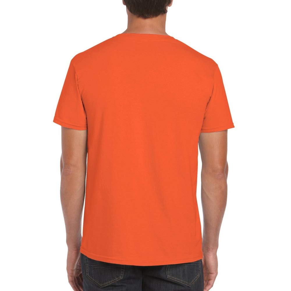 Gildan Mens Short Sleeve Soft-Style T-Shirt (2XL) (Orange)