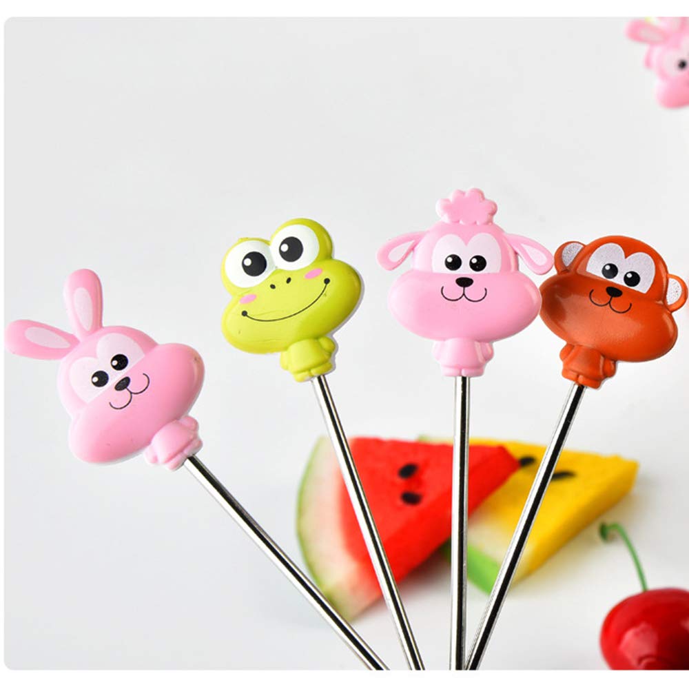 Forchette Da Cocktail In Acciaio Inossidabile - 16 Pezzi Con Design A Animali Per Frutta, Dessert E Feste - Foto 2