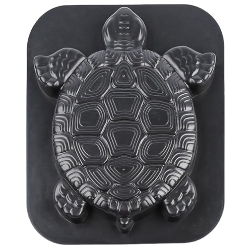 Dorccsi Moules à Pas Japonais pour béton et Ciment 17x15'' Moule à béton en Forme de Statue de Tortue Moule à Pas Japonais Facile à Utiliser Moules et...