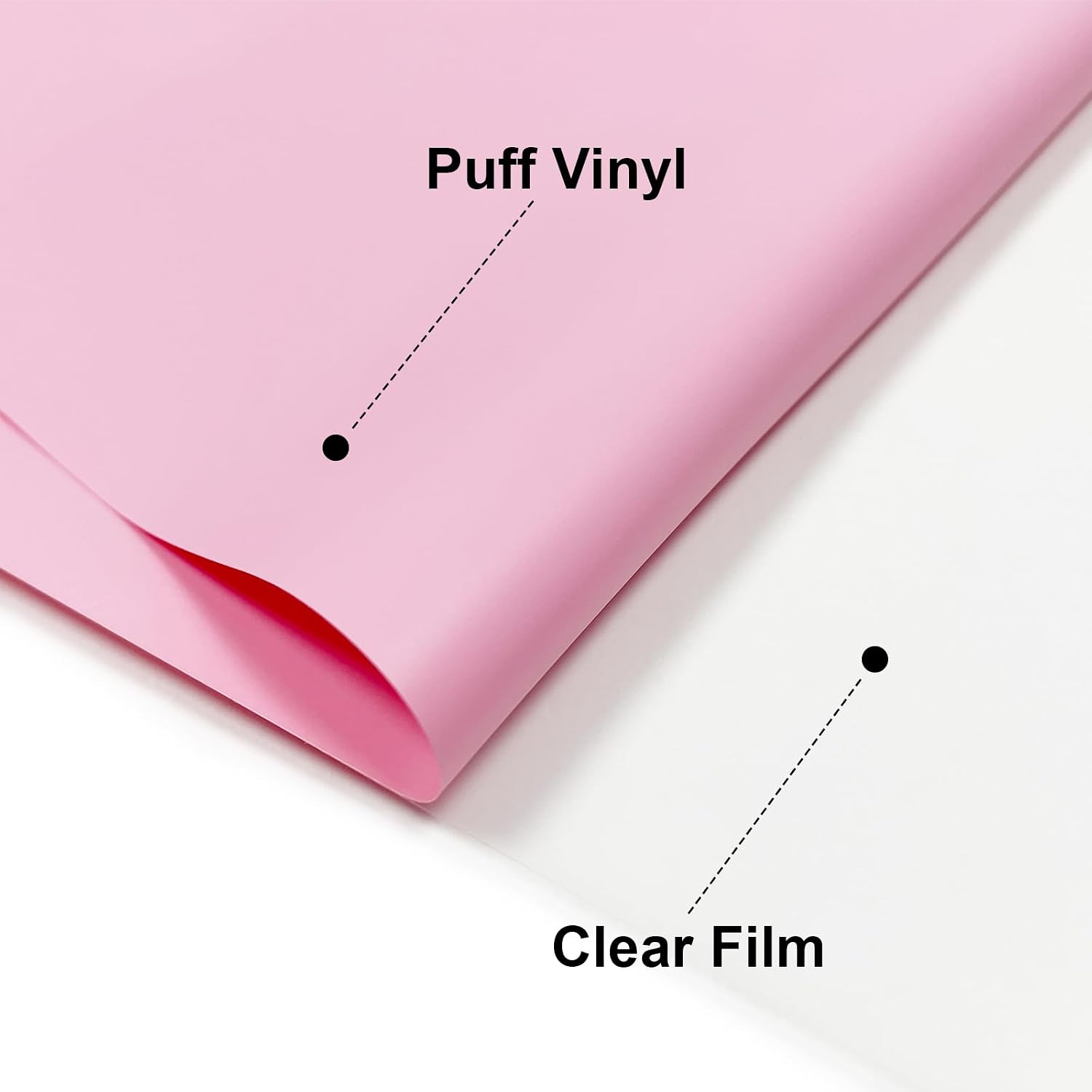 12" x 10" Iron-On 3D Puff Heat Transfer Vinyl Sheets - Pack of 15, 3D Vinyl for DIY T-Shirts & Fabrics, Easy Cut & Weed, Durable Vinyl for Heat Press Assorted Color HTV Sheets