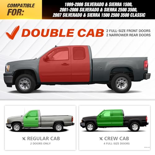 Estribos para Chevy Silverado y GMC Sierra 1999-2006 miniatura 2