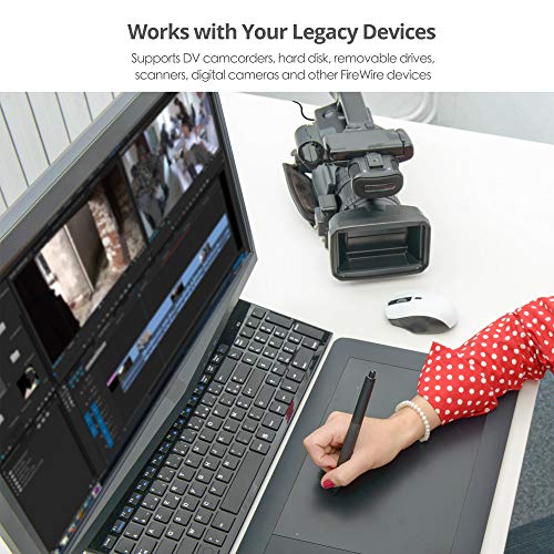 Siig Dual Profile 2-Port Firewire 400 Pcie Card, Pcie 1.1 X1 To Dual 6-Pin 1394A Port, 400Mbps, Ti Xio2213Bzay Chipset, For Windows & Mac, Dual-Profile Brackets (Nn-E20211-S1) #TOP4