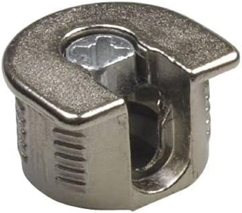 Amig, Eccentric Hitch, M6, diameter 20 x 12.5 mm, 4 Units, for Assembling Boards with Screws Model 60 of M9