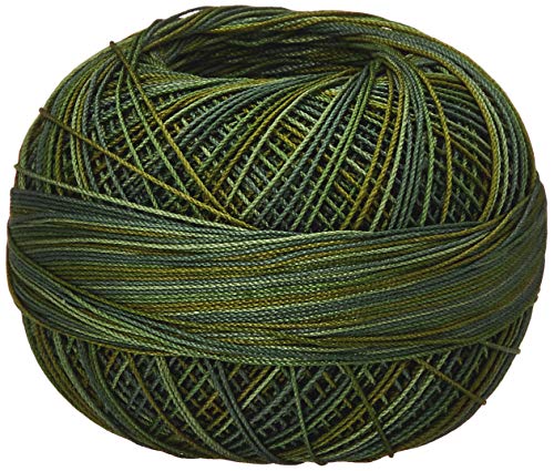 Hilo de Algodón Lizbeth 210 Yardas Verde Selva 25g miniatura 1