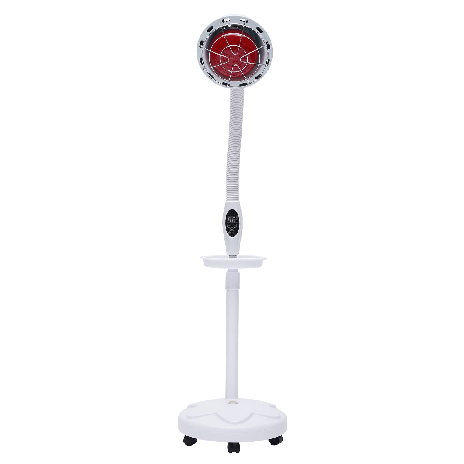 275W Infrarotlampe Wärmelampe mit Ständer Rotlichtlampe Infrarot Lampe Temperatur Einstellbar 8-70°C Timing-Funktion mit Fernbedienung Infarotlichtlampe für Muskelschmerzen