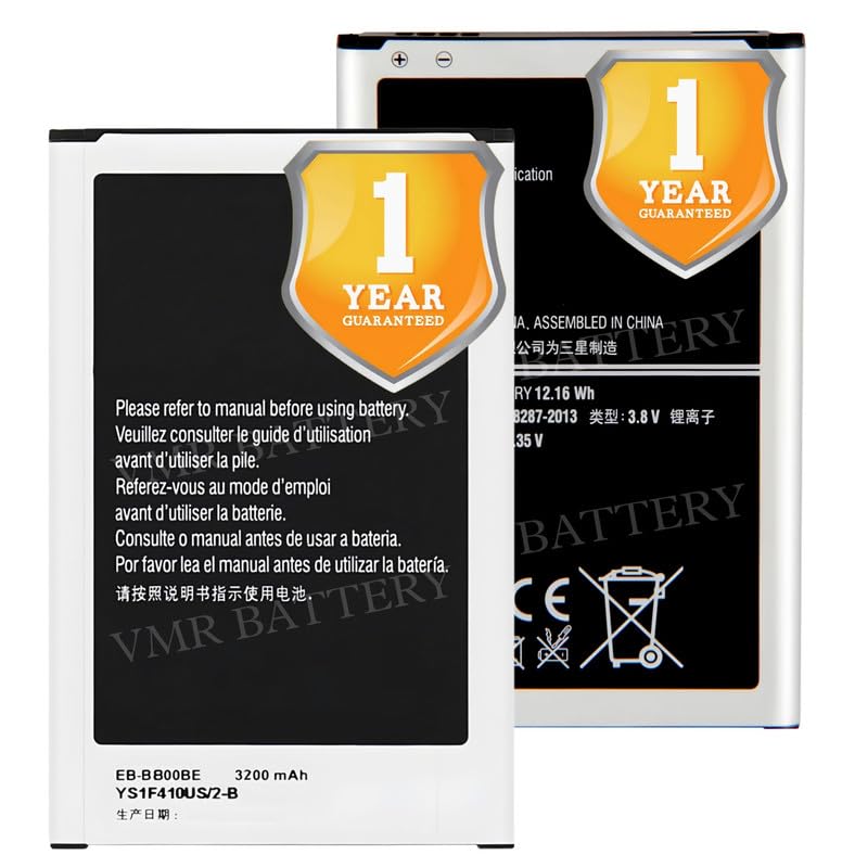 Image of Original EB-B800BC | EB-B800BE Battery Compatible for Samsung Galaxy Note 3 (SM-N9000, SM-N9002, SM-N9005) - (3200mAh) - 1 Year Warranty K7