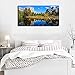 Lake Canvas Wall Art Mountain Picture for Bedroom Living Room Decorations Yosemite National Park Nature Landscape Forest Picture Print on Canvas Artwork for Office Home Wall Decor Framed 20