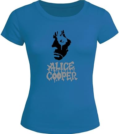 Amazon.com: playera de mujer Alice Cooper para mujer Tee Outlet : Ropa,  Zapatos y Joyería