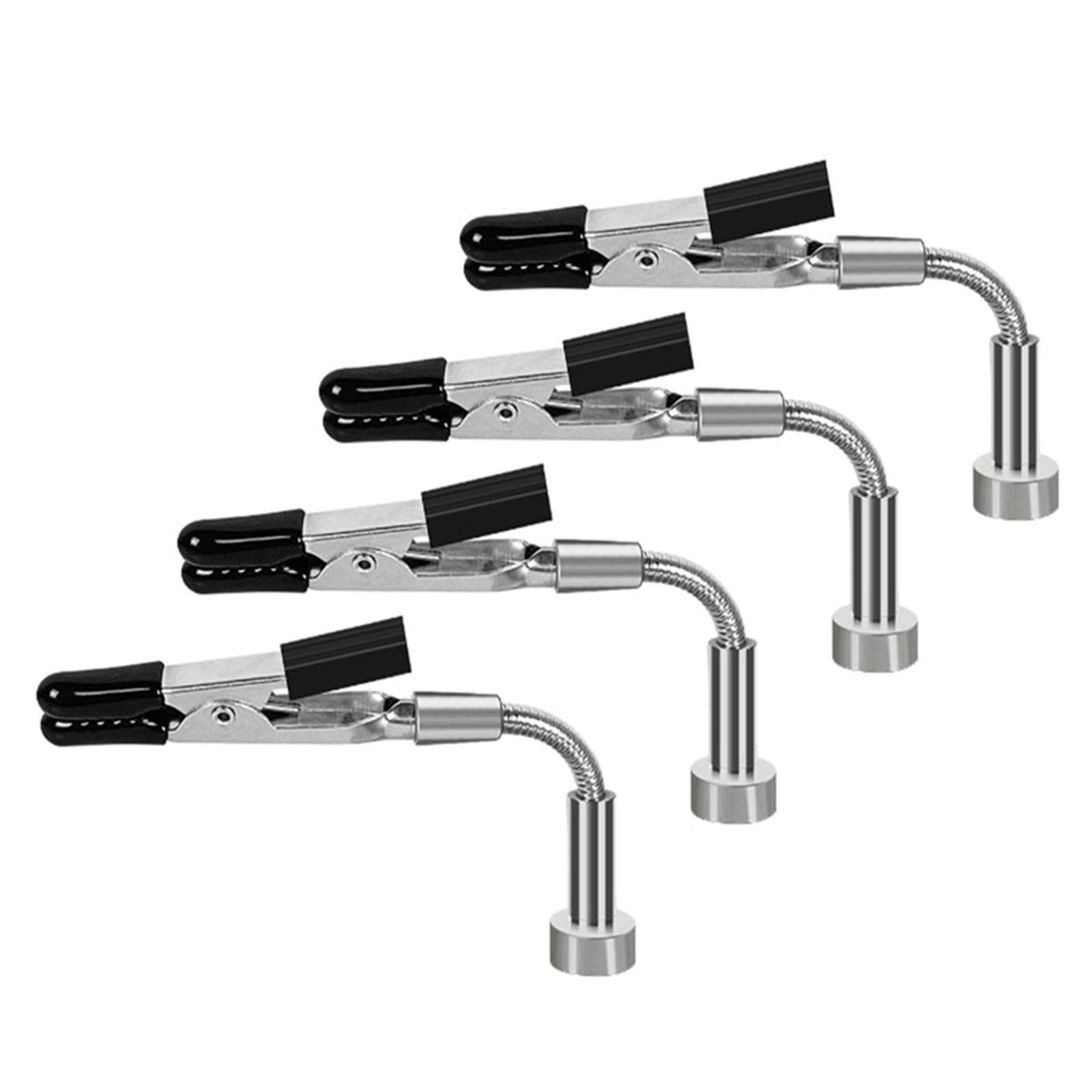 Helping Hands Metal Soldering Aid Clip Flexible Gooseneck Arms for Automobile Electronics Soldering 2 / 4Pcs Adjustable Welding Clamp