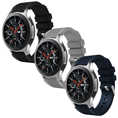 Bracelets en silicone pour Galaxy Watch 3 45mm et Garmin Vivoactive 4