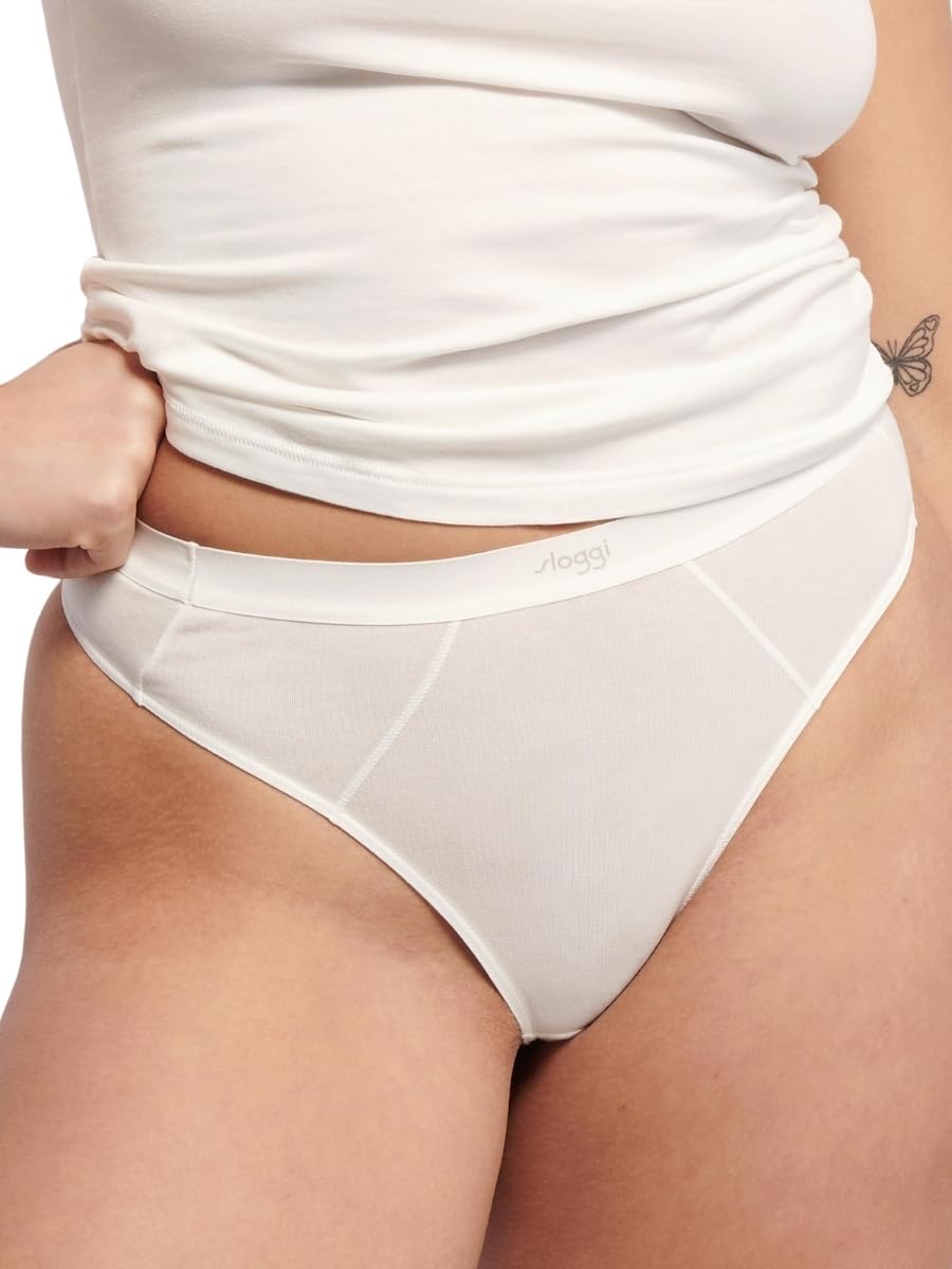 Sloggi Women's sloggi EVER Ease String, Silk White