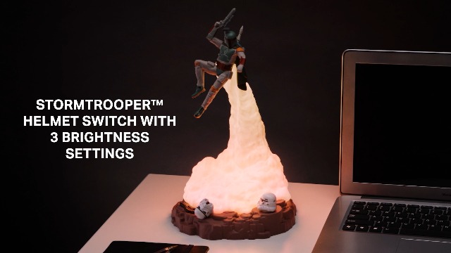 Amazon.com: Paladone Book of Boba Fett Night Light | Officially