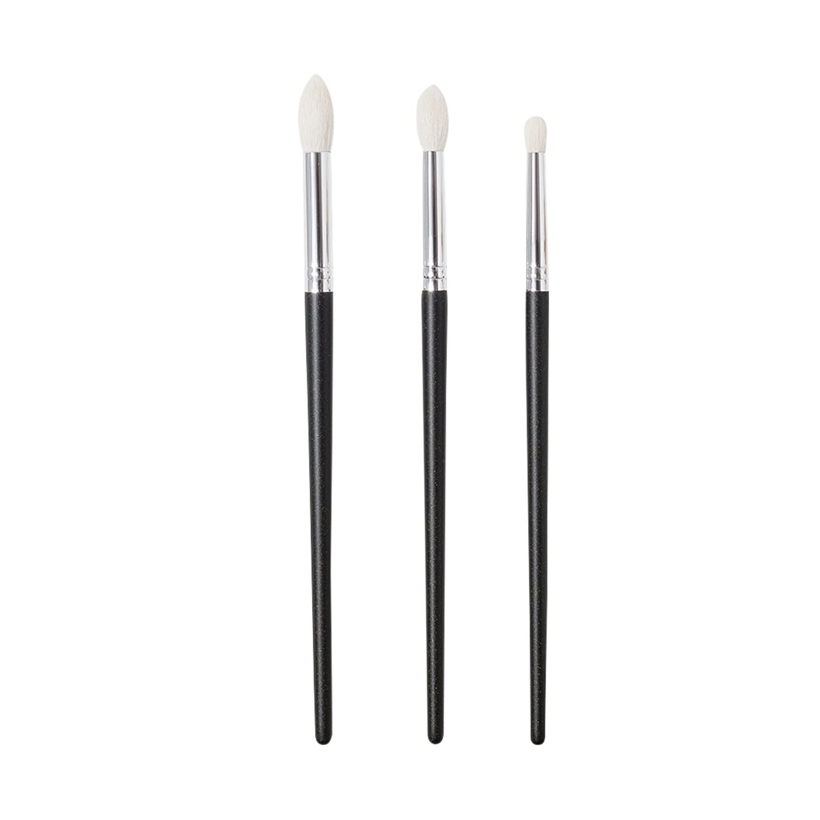 Kit pinceaux maquillage yeux de 3 pièces pour fard à paupières et estompage précis