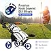 DORTALA Golf Push Pull Cart, Lightweight 3 Wheels Golf Push Cart, Golf Trolley W/Storage Bag & Foot Brake, 4 Height Positon Handle, Quick Open Golf Push Cart, Blue