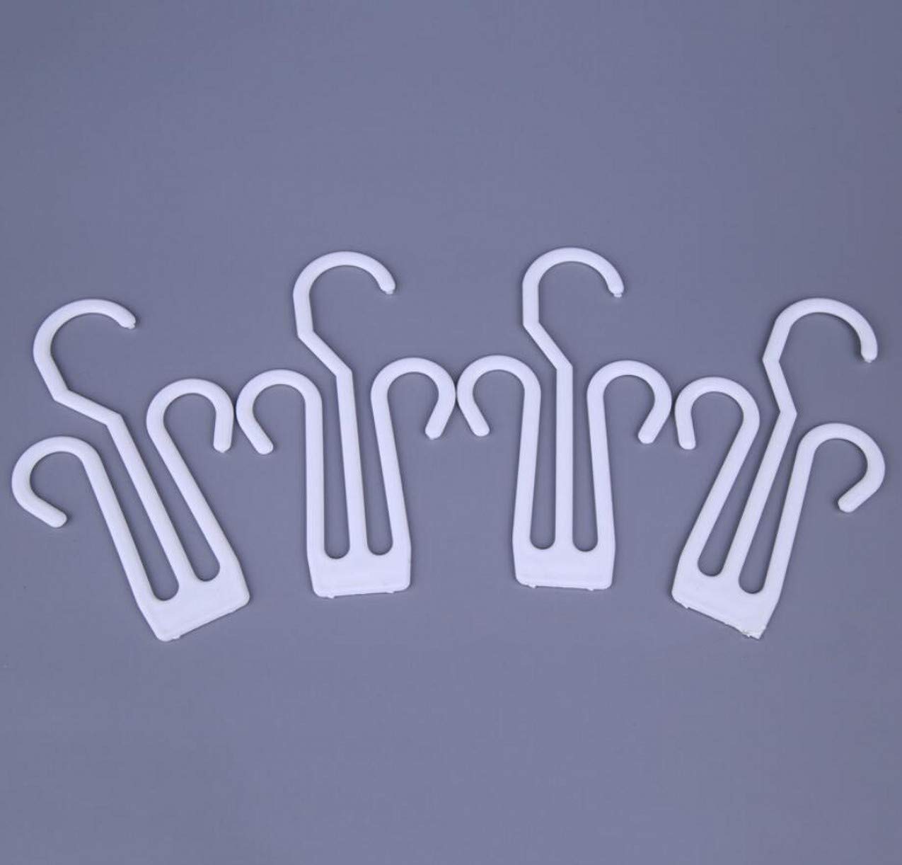 Cintre plastique pour chaussures suspendues blanc lot de 100 crochets de penderie gain de place