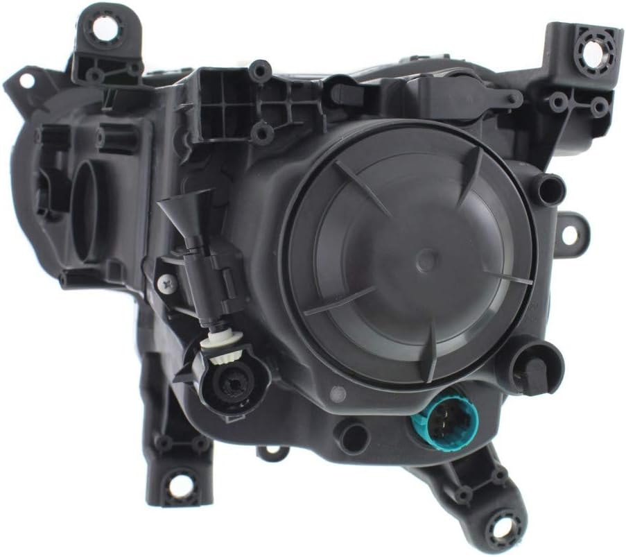 CarLights360 For 2014 15 16 2017 Jeep Cherokee Pair Headlights Driver and Passenger Side; Black Trim CH2502249 CH2503249 | 68102847AE 68102846AE