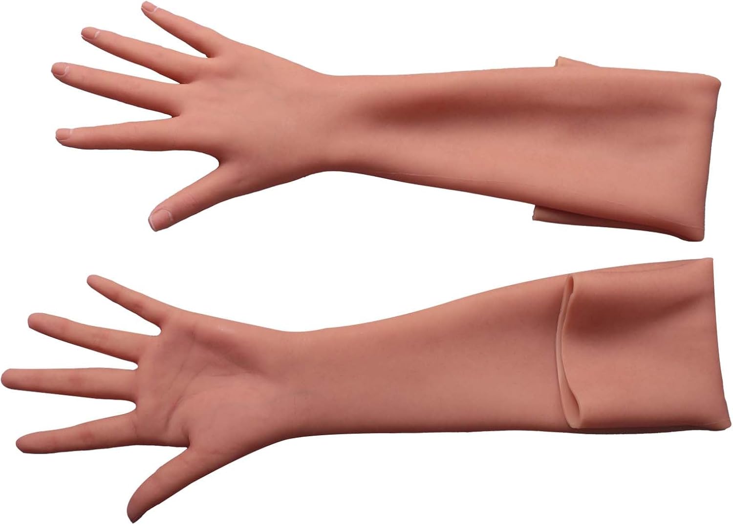 SUAISKR Realistic Silicone Female Gloves Artificial Second Skin Fake Gloves With Veins For Crossdressers Cosplay Performance