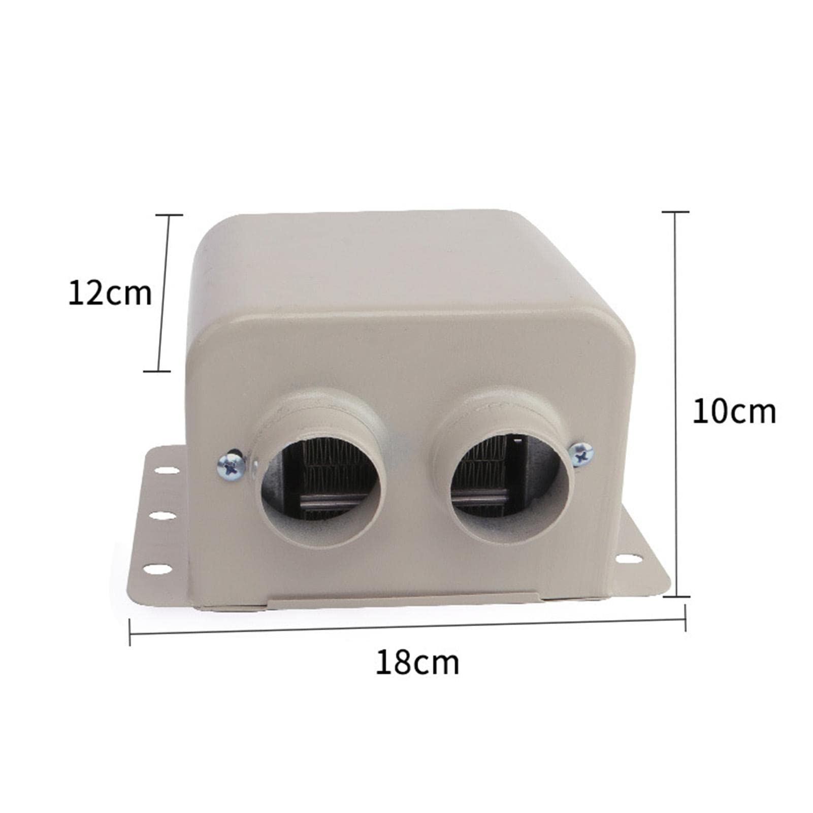 Dégivreur de pare-brise, chauffage de voiture résistant à l'usure 12V 600W-800W à économie d'énergie anti-corrsion, pour le camping en verre de voiture 80-100 ℃ 3 Sortie d'air