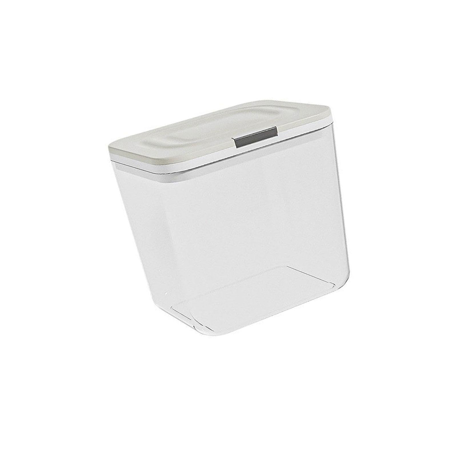 Kitchen Storage Container with Clear Body and Lid, Household Organiser Box for Cabinets, Laundry and Home Supplies Clear Storage Bin Lidded Organizer Cabinet Box Laundry Tablet Holder Detergent Supply