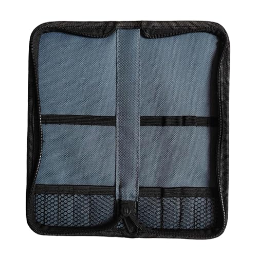 Nishiyuenyi Estojo para Pincéis de Pintura com Zíper, 12 Compartimentos, Organizador de Armazenamento para Viagens