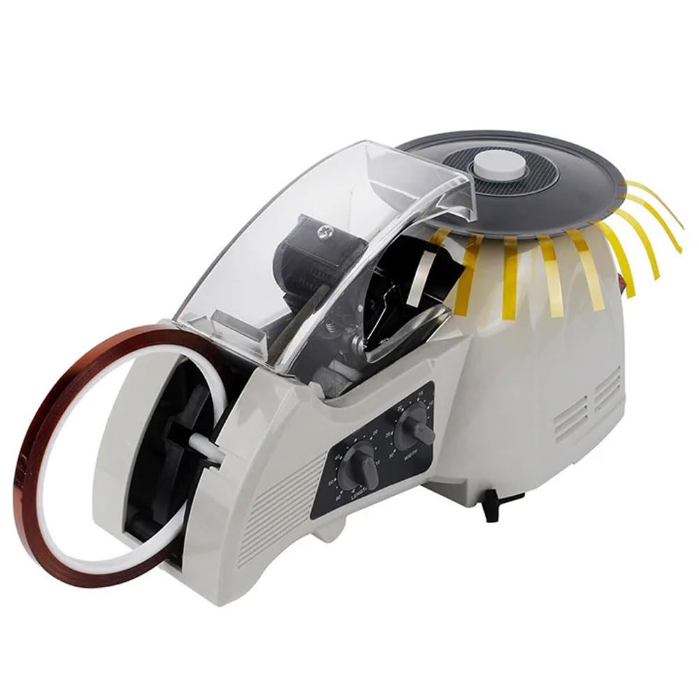 Dispenser elettrico per nastro adesivo, taglierina automatica per imballaggio, dispenser per nastro adesivo biadesivo, strumento di taglio per ufficio per operazioni di imballaggio e taglio efficienti