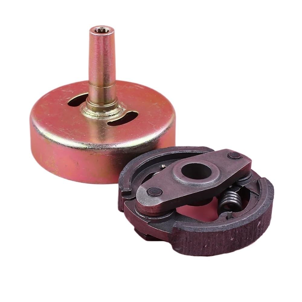 Adecuado for Motor de cortacésped y desbrozadora NB411. Conjunto de Embrague de 75 mm con Tambor de Embrague de 9 Dientes.
