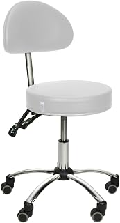 Teqler Praxis-Rollhocker grau