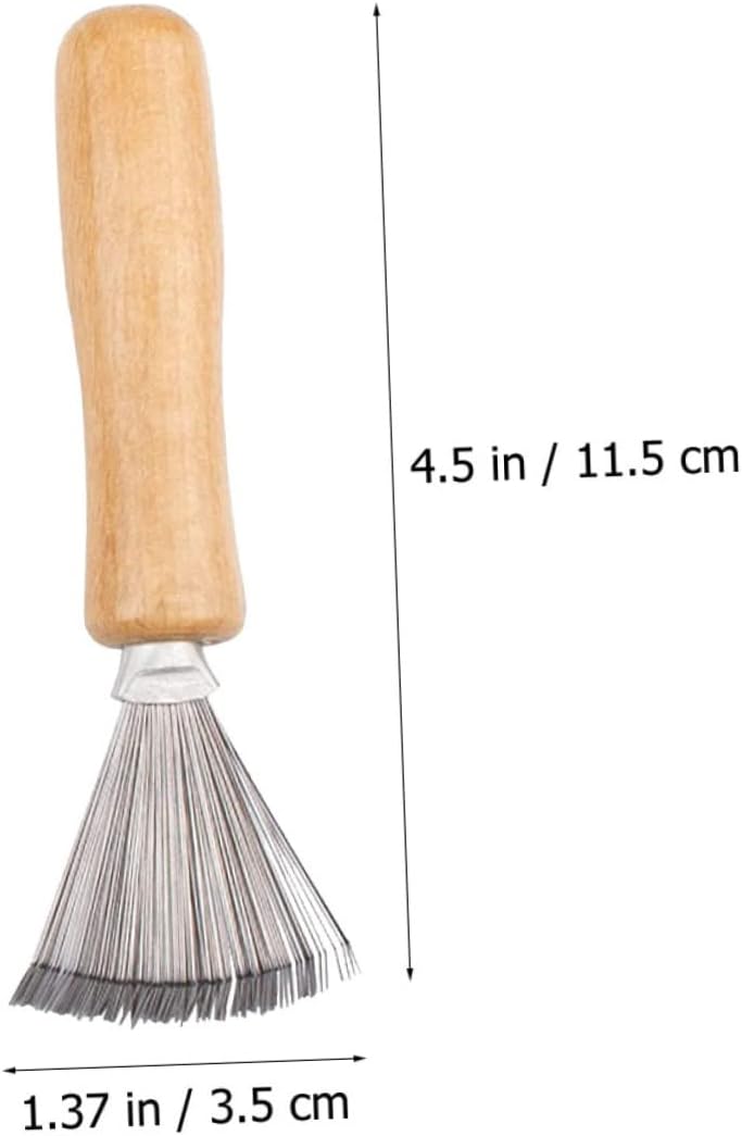 KONTONTY Cleaning Rake Flower Corrector Tool for Floral Arrangement Durable Japanese Design for Easy Flower Arrangement Process Includes Rake and Corrector for Plant Care