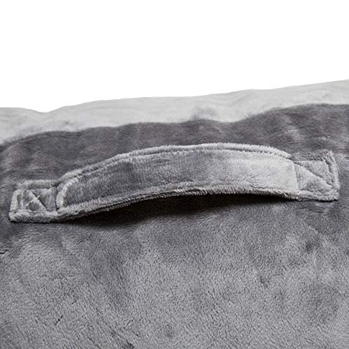 Large Relax Plush Reading Pillow | Shredded Memory Foam Bedrest Tv Pillow With Armrests | Great For Adults, Teens, & Pregnant Woman | Neck, Upper Back, Lumbar, & Coccyx Lower Back Support Cushion #TOP7