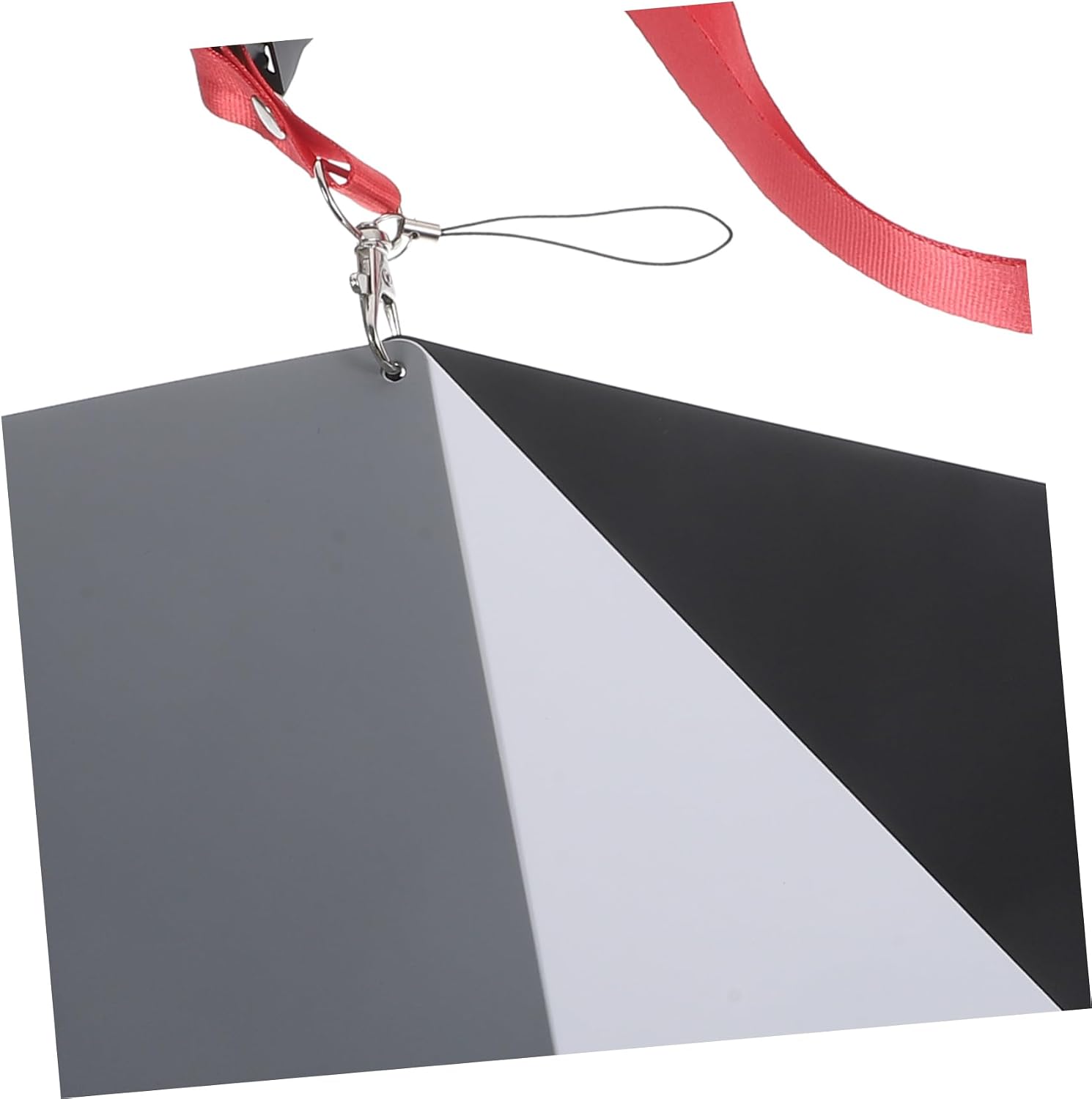 Balance Card Grey Black White Photography Card for Accurate Color Calibration Portable Design Neck Strap Essential Tool for