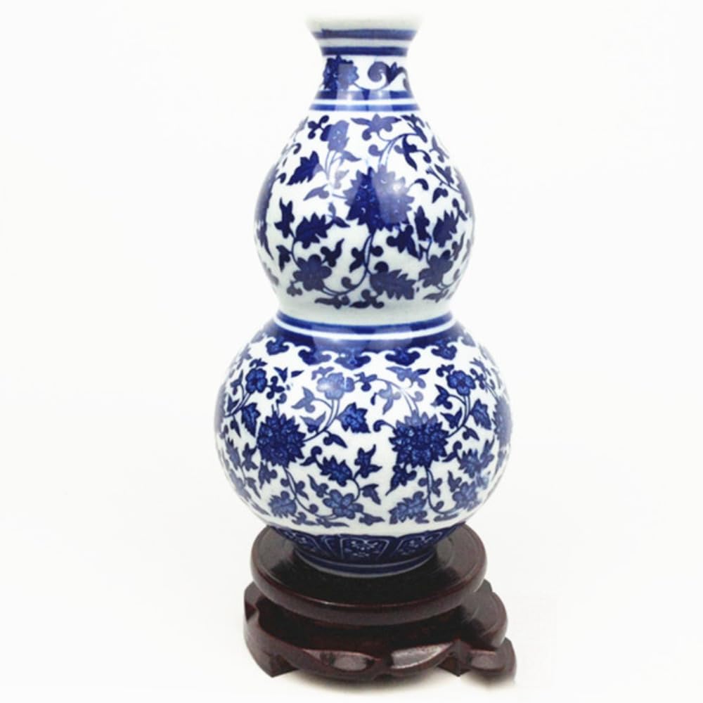 Rohcghc One Color Chinese Porcelain Vases, Ceramic Vase,Flower,Chinese,Art Decorative, 21Cm Arrangement Jingdezhen Porcelain