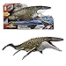 Produktbild Mattel Jurassic World: Die Wiedergeburt Bite N Blast Mosasaurus Actionfigur und Mini-Dilophosaurus, Dinosaurier-Spielzeug mit breitem Kiefer, filmgetreues und bewegliches Design, JJP80