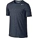 NIKE Men's Dri-FIT Cotton 2.0 Tee, Obsidian Heather/Matte Silver, X-Large