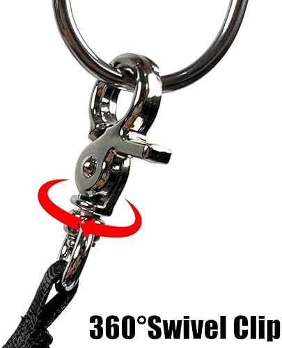 Miniatura 9 de Clip de seguridad de respaldo para collar de perro pequeño y mediano, clip de collar de punta para mini perros, clip de doble extremo suave para