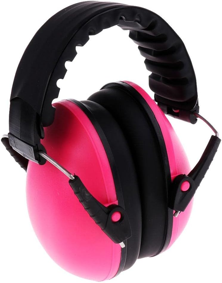 Kids Ear Muffs Noise Reduction 21dB for Concerts & Fireworks - Adjustable Ear Defenders for Children and Teenagers - Pink, as described