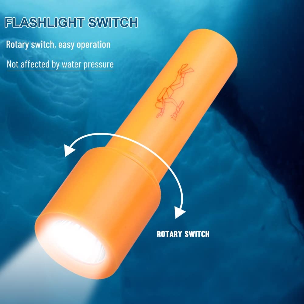 LED portátil linterna de buceo linterna IPX8 impermeable 200M alcance 10M bajo el agua Buceo Pesca Camping Scuba Lante