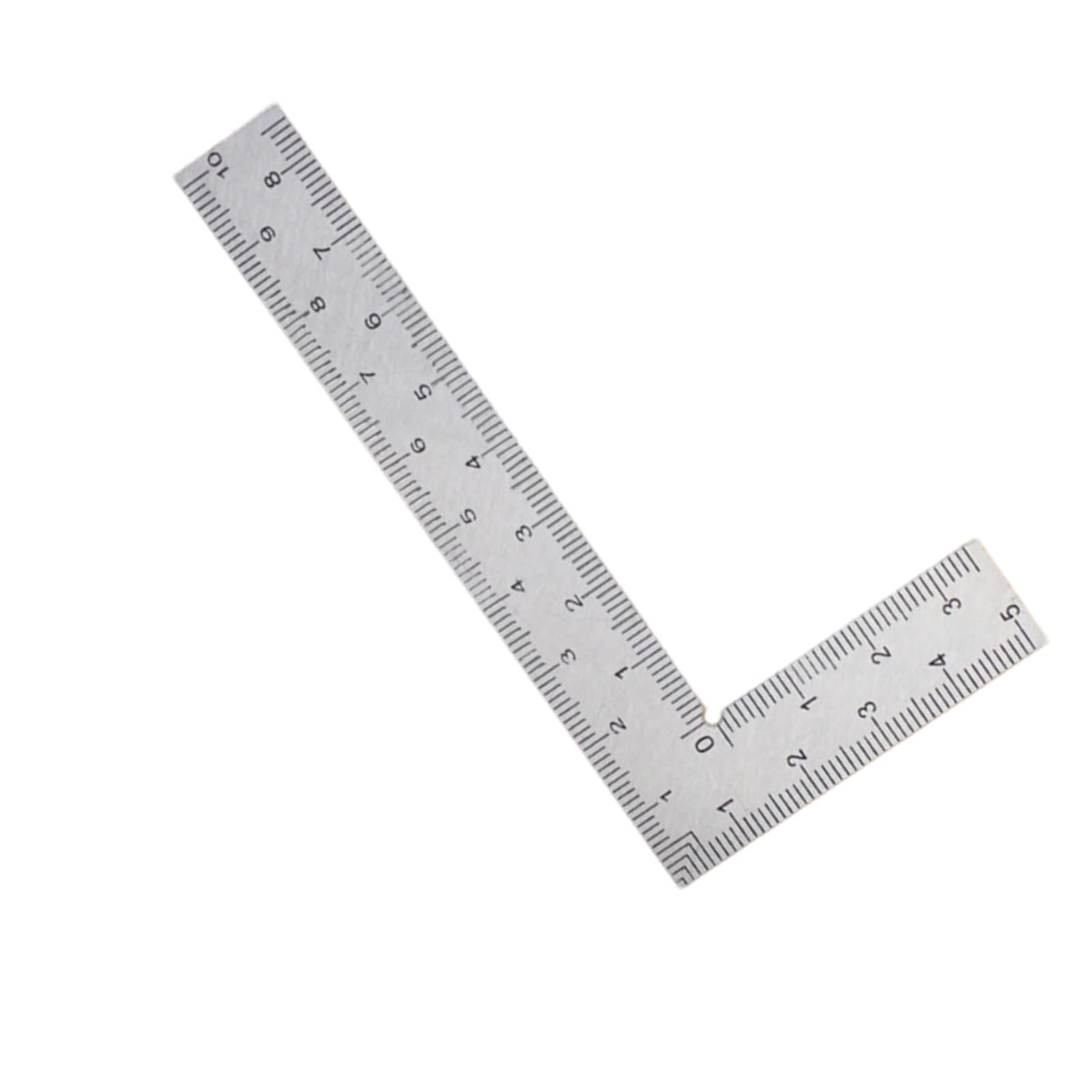 yanwuwa Professional Framing Square 90 Degree Steel Square Ruler Carpenter for Measuring Woodworking Engineering Project Stainless Steel