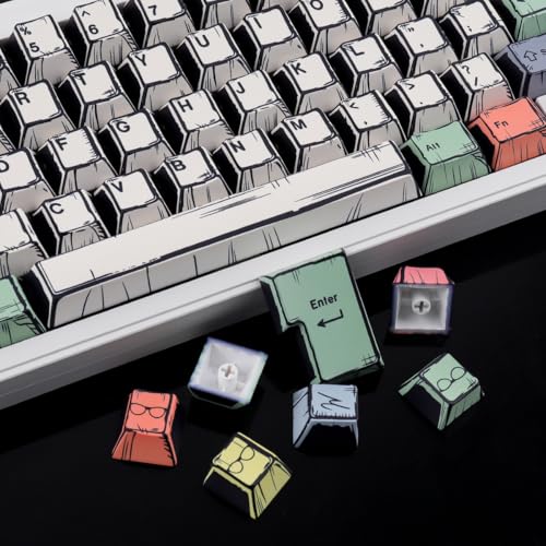 Touches violettes Tsungup PBT MOA pour clavier mécanique 60% 75% - 5
