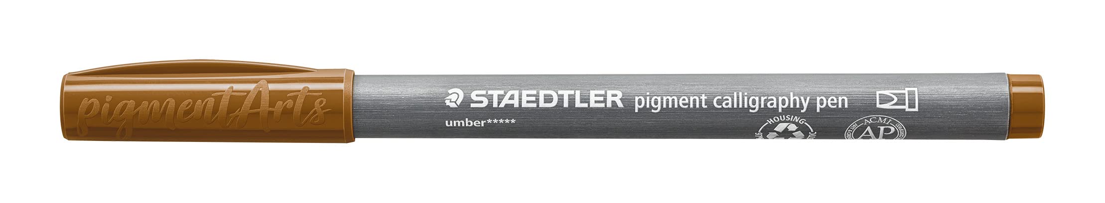 STAEDTLER 375-790 Pigment Arts Calligraphy Pen - Umber (Box of 10), standard - Image 2