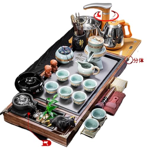 Juego de té eléctrico portátil con tetera de fácil limpieza DFSHGDF1112