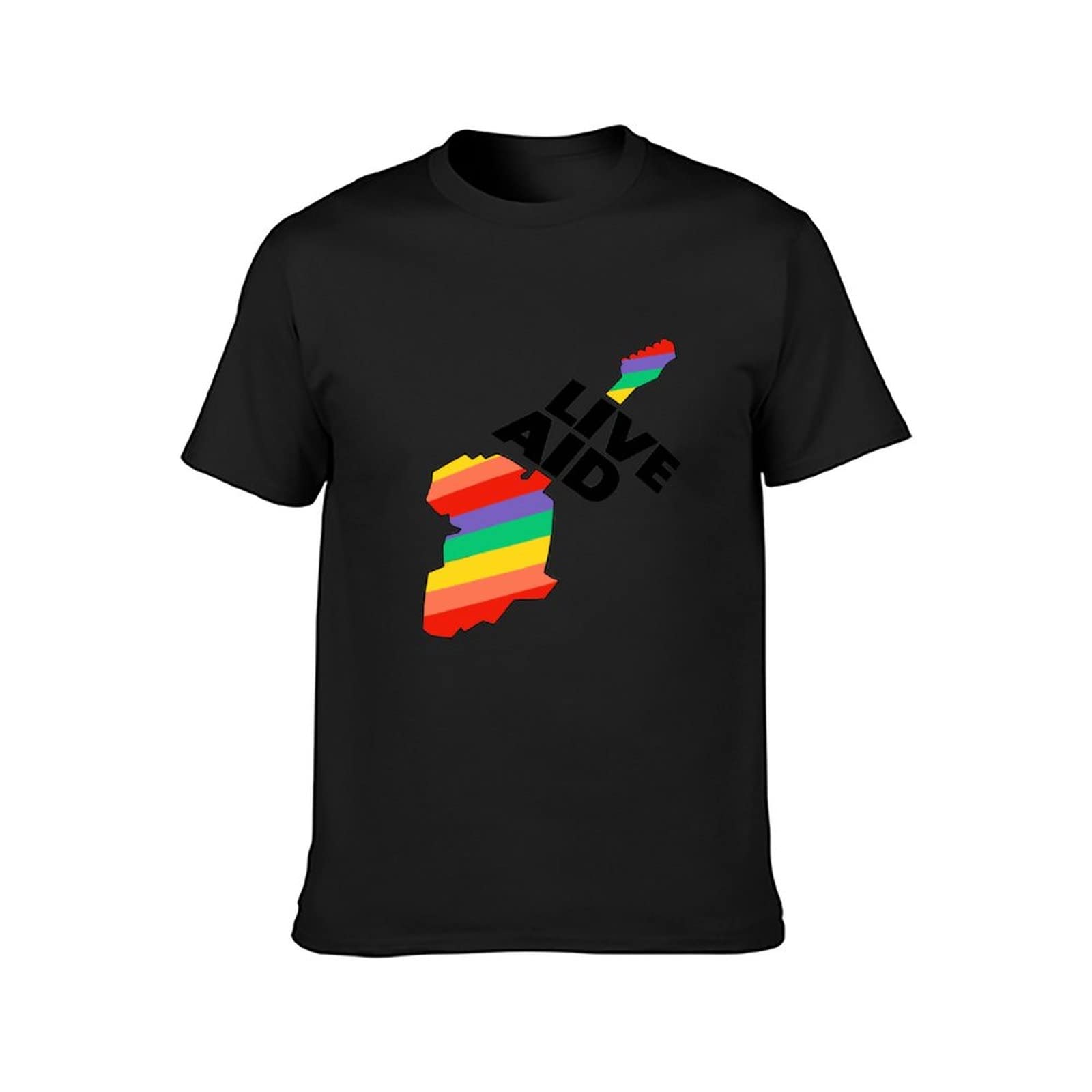 Amazon.co.jp: Tシャツ LIVE AID ライヴエイド バンド ロック (2) 綿 