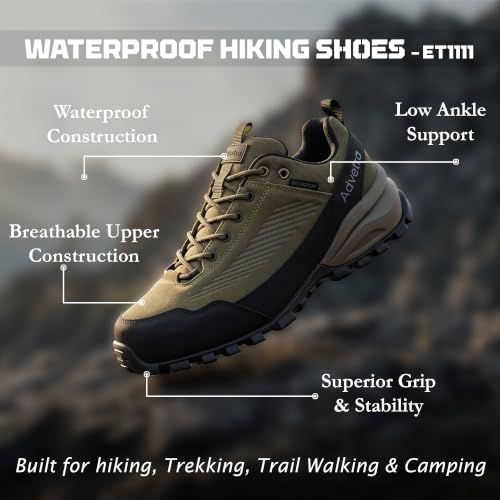 Image of Waterproof Hiking Shoes | Low Ankle | ET1111