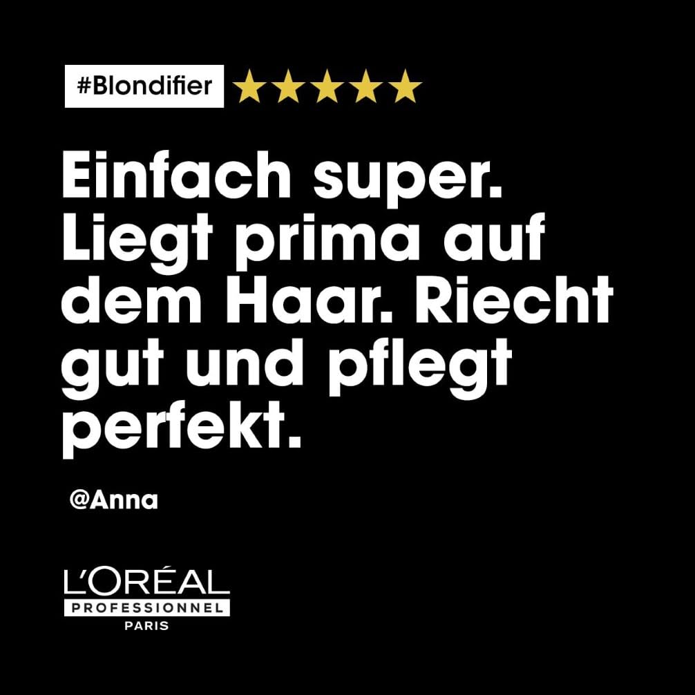 L'Oréal Professionnel | Nährende Haarmaske für blonde und blondierte Haare, Açaibeeren-Extrakt, Serie Expert, Blondifier Maske