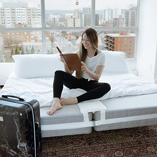 ECO-Layers Bed Bridge Twin to King Converter Kit - Twin Bed Connector King Maker - Mattress Extender Joiner Gap Filler - Split King Bed Connector, Twin to King or Twin XL to King